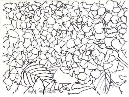 Pattern for Hydrangea Reference Photo #4