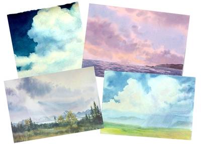 Painting Watercolor Skies Watercolor Dvd Clouds Sunsets And More
